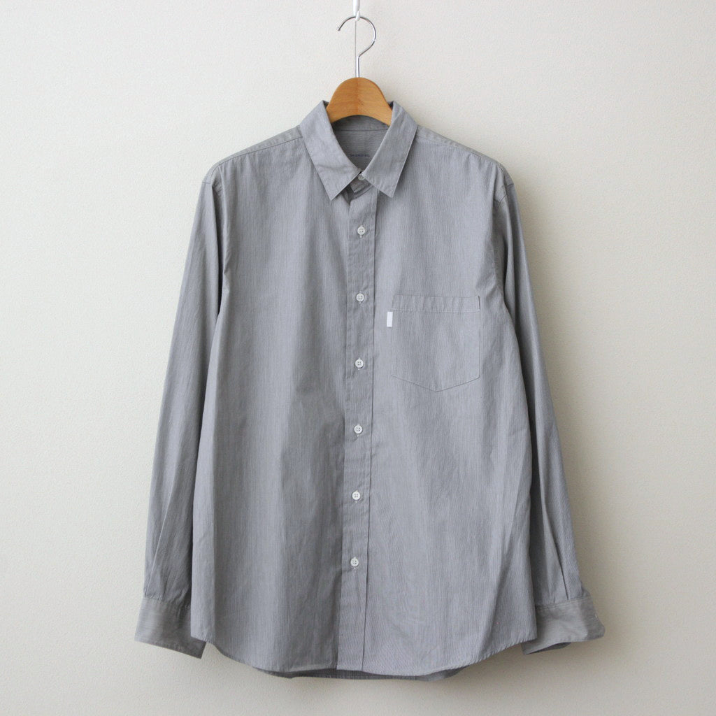 REGULAR COLLAR SHIRT #BLACK STRIPE [SH-GMBT-005]