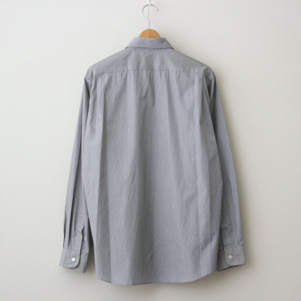 REGULAR COLLAR SHIRT #BLACK STRIPE [SH-GMBT-005]