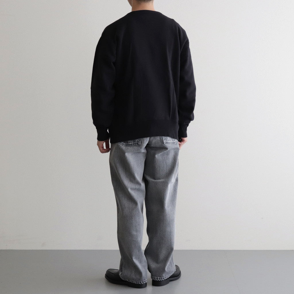 13.5oz DENIM BAGGY FADE #ICE BLACK [17041 40545] – Diffusion