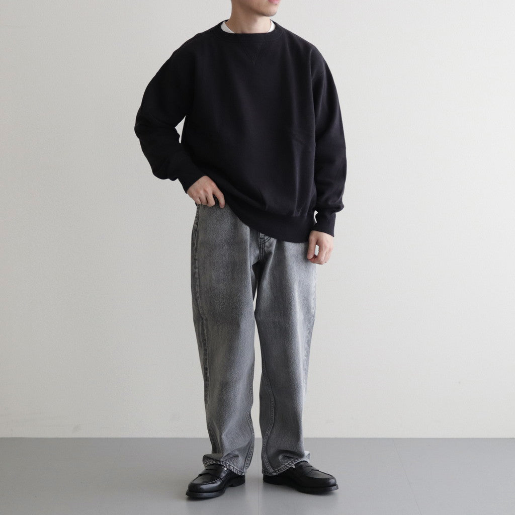 13.5oz DENIM BAGGY FADE #ICE BLACK [17041 40545]