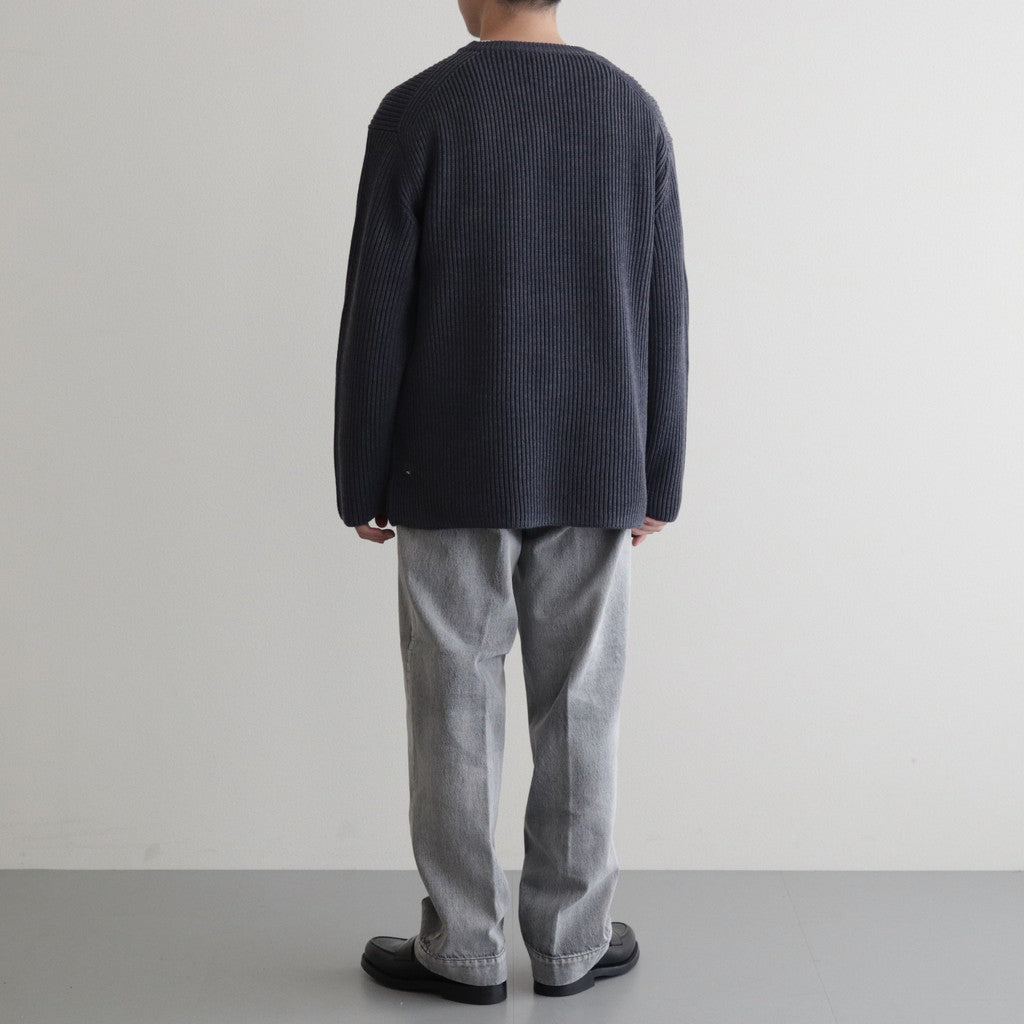 13.5oz DENIM TROUSERS FADE #ICE BLACK [17032 40554]