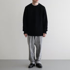 SIGNATURE CREW NECK #BLACK [BN-23FM-030]