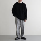 SIGNATURE CREW NECK #BLACK [BN-23FM-030]