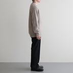 SIGNATURE CREW NECK #BEIGE [BN-23FM-030]