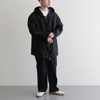 SILK TAFFETA CITY CRUISE PARKA #BLACK [A24A-10BL01C]