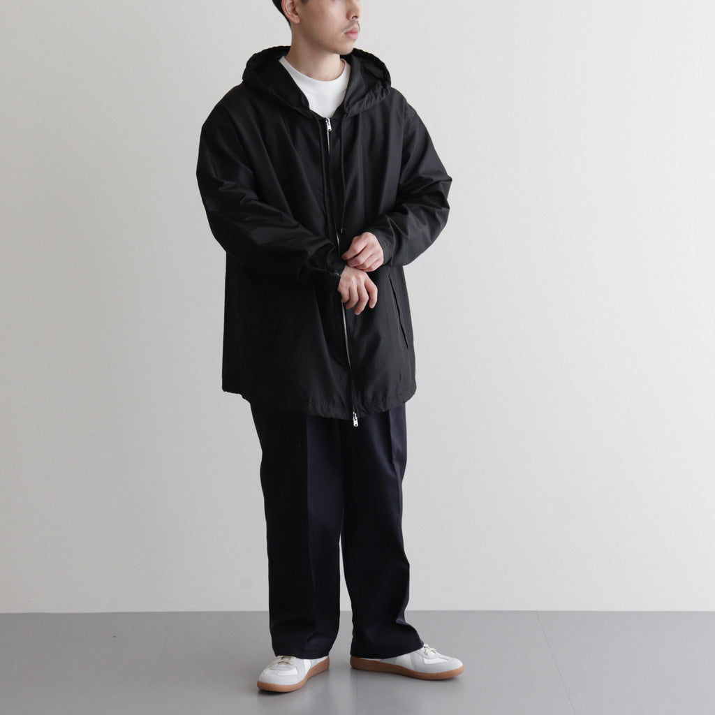 SILK TAFFETA CITY CRUISE PARKA #BLACK [A24A-10BL01C]