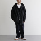 SILK TAFFETA CITY CRUISE PARKA #BLACK [A24A-10BL01C]