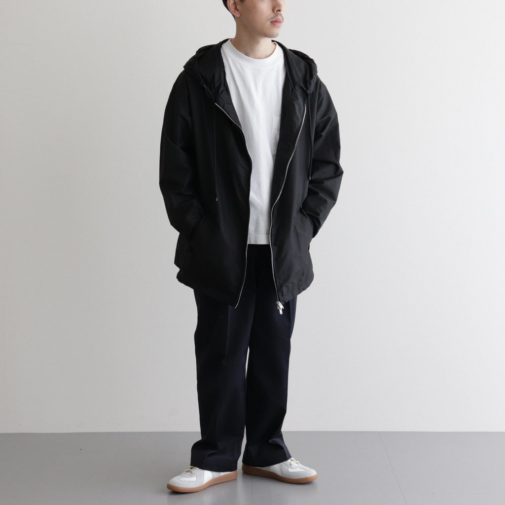 SILK TAFFETA CITY CRUISE PARKA #BLACK [A24A-10BL01C]