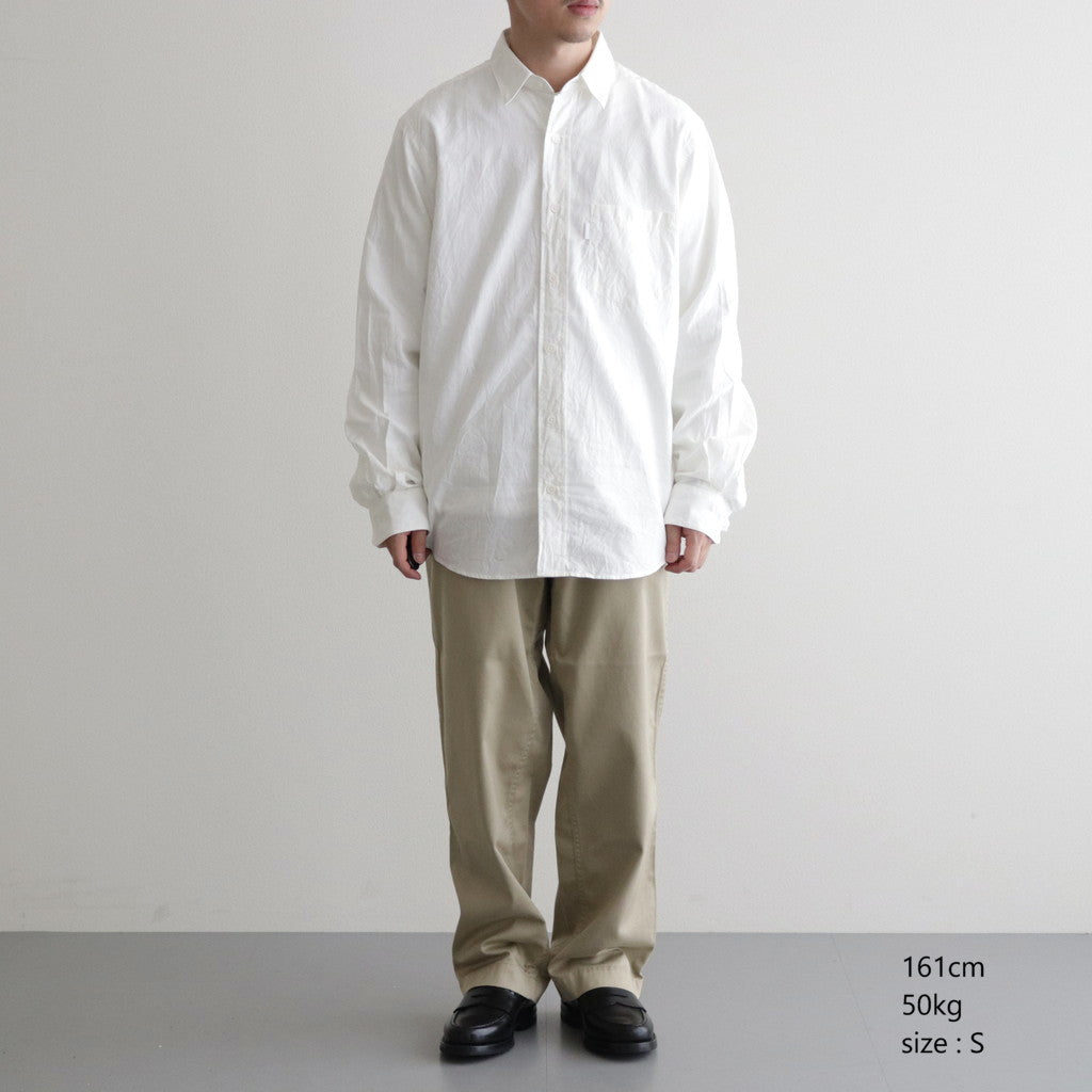 REGULAR COLLAR SHIRT #WHITE [SH-GMBT-003]