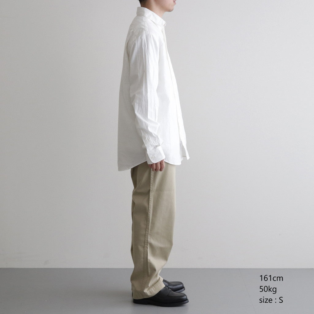 REGULAR COLLAR SHIRT #WHITE [SH-GMBT-003] – Diffusion