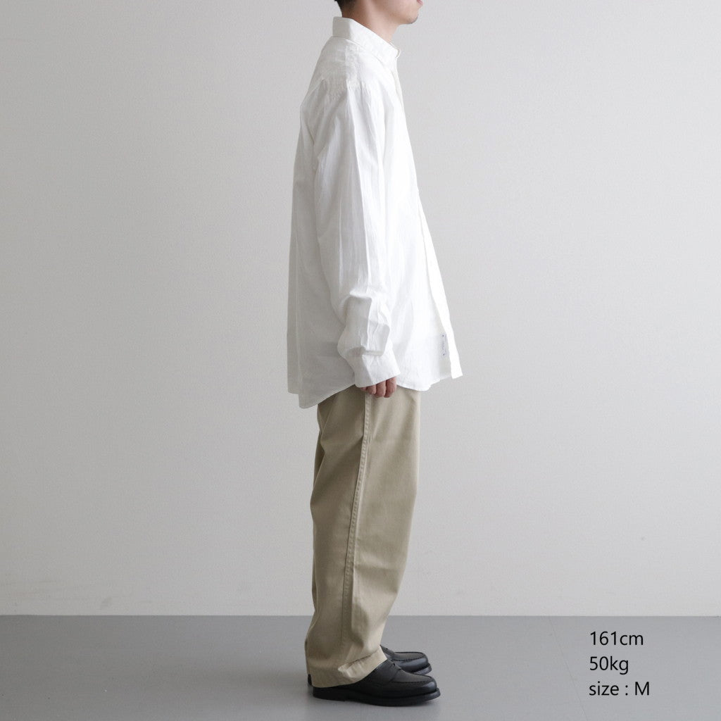 REGULAR COLLAR SHIRT #WHITE [SH-GMBT-003] – Diffusion