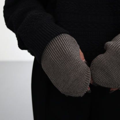 SOLID WOOL HAND WARMER #GREIGE [BN-24FI-005]