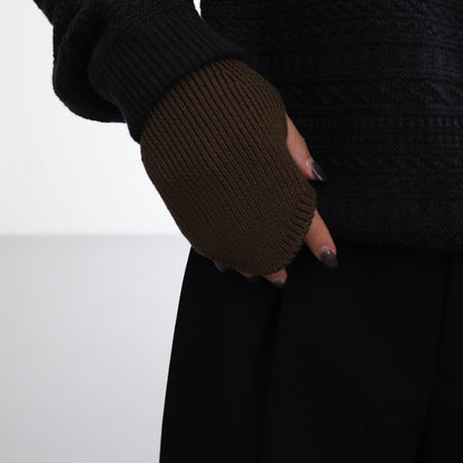 SOLID WOOL HAND WARMER #OLIVE [BN-24FI-005]