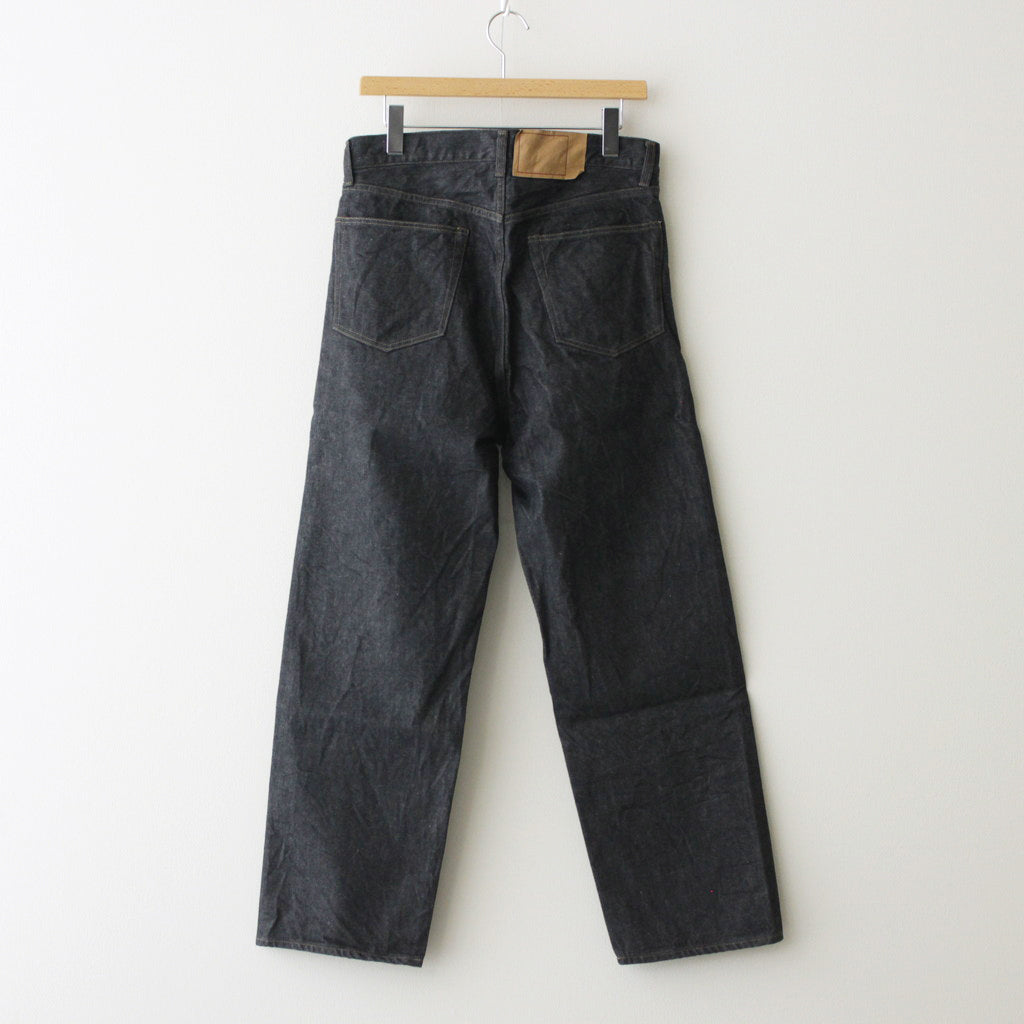13.5oz Denim Pants Narrow #SulfurBlack [bROOTS24S8]