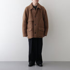 Wool Shaggy Cruiser Jacket #CamelBrown [BHS23F016]