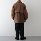 Wool Shaggy Cruiser Jacket #CamelBrown [BHS23F016]