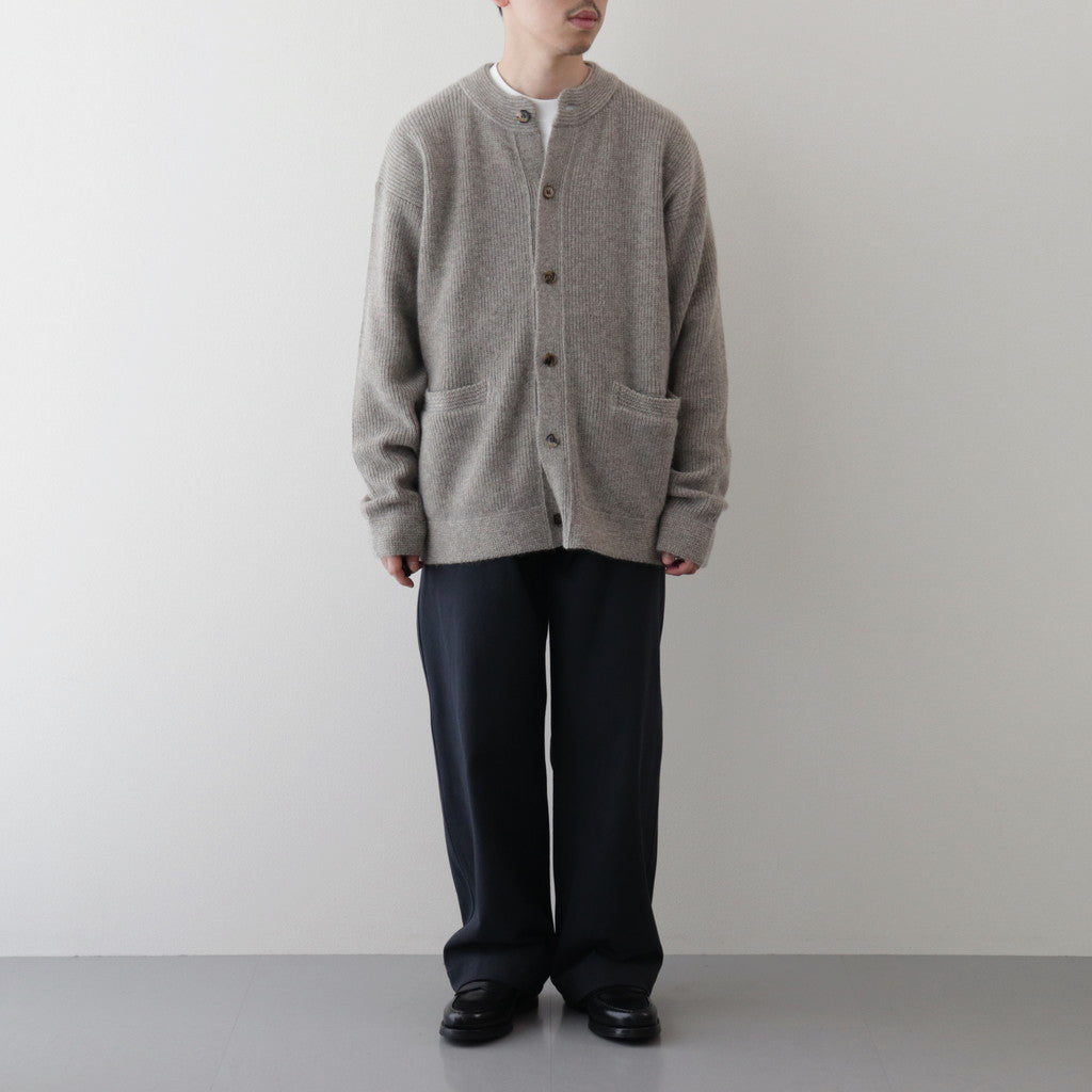 All-yak crewneck cardigan #Lt.Bege [2023-N06]