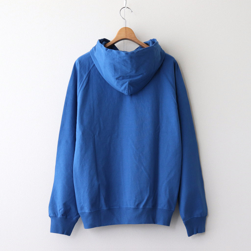 9.5oz Cotton Jersey Field Hooded Parka #Royal Blue [N24FH006]