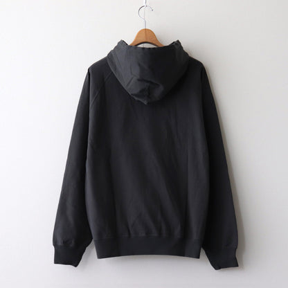 9.5oz Cotton Jersey Field Hooded Parka #Charcoal [N24FH006]