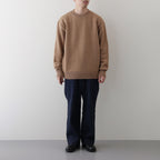 CAMEL YARN COMMANDO SWEATER #CAMEL [PMAQ-KN03]