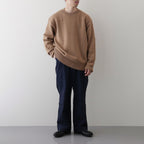 CAMEL YARN COMMANDO SWEATER #CAMEL [PMAQ-KN03]