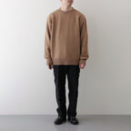 CAMEL YARN COMMANDO SWEATER #CAMEL [PMAQ-KN03]