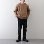 CAMEL YARN COMMANDO SWEATER #CAMEL [PMAQ-KN03]