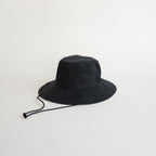 KIJIMA TAKAYUKI  COATED ORGANIC COTTON CHINO HAT #MIDNIGHT [16841 76101]
