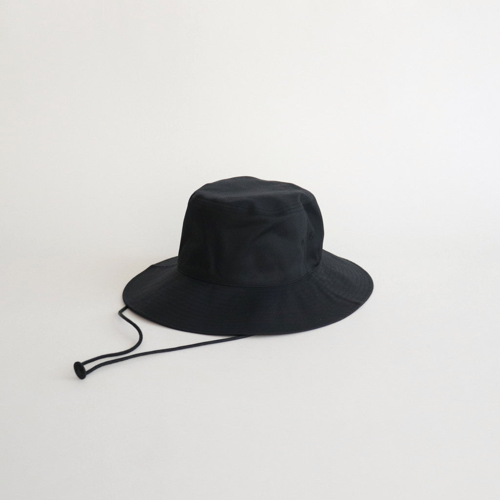 KIJIMA TAKAYUKI  COATED ORGANIC COTTON CHINO HAT #MIDNIGHT [16841 76101]