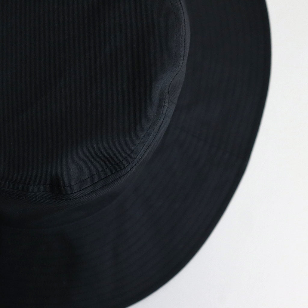 KIJIMA TAKAYUKI  COATED ORGANIC COTTON CHINO HAT #MIDNIGHT [16841 76101]