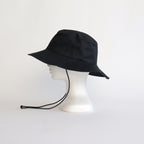 KIJIMA TAKAYUKI  COATED ORGANIC COTTON CHINO HAT #MIDNIGHT [16841 76101]