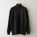 英國羊毛半拉鍊針織衫，macalastair 出品 #深石墨色 x 砂岩色 [6033-1301]