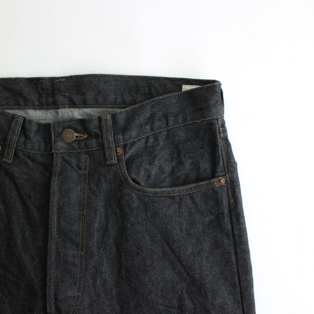 13.5oz Denim Pants Narrow #SulfurBlack [bROOTS24S8]