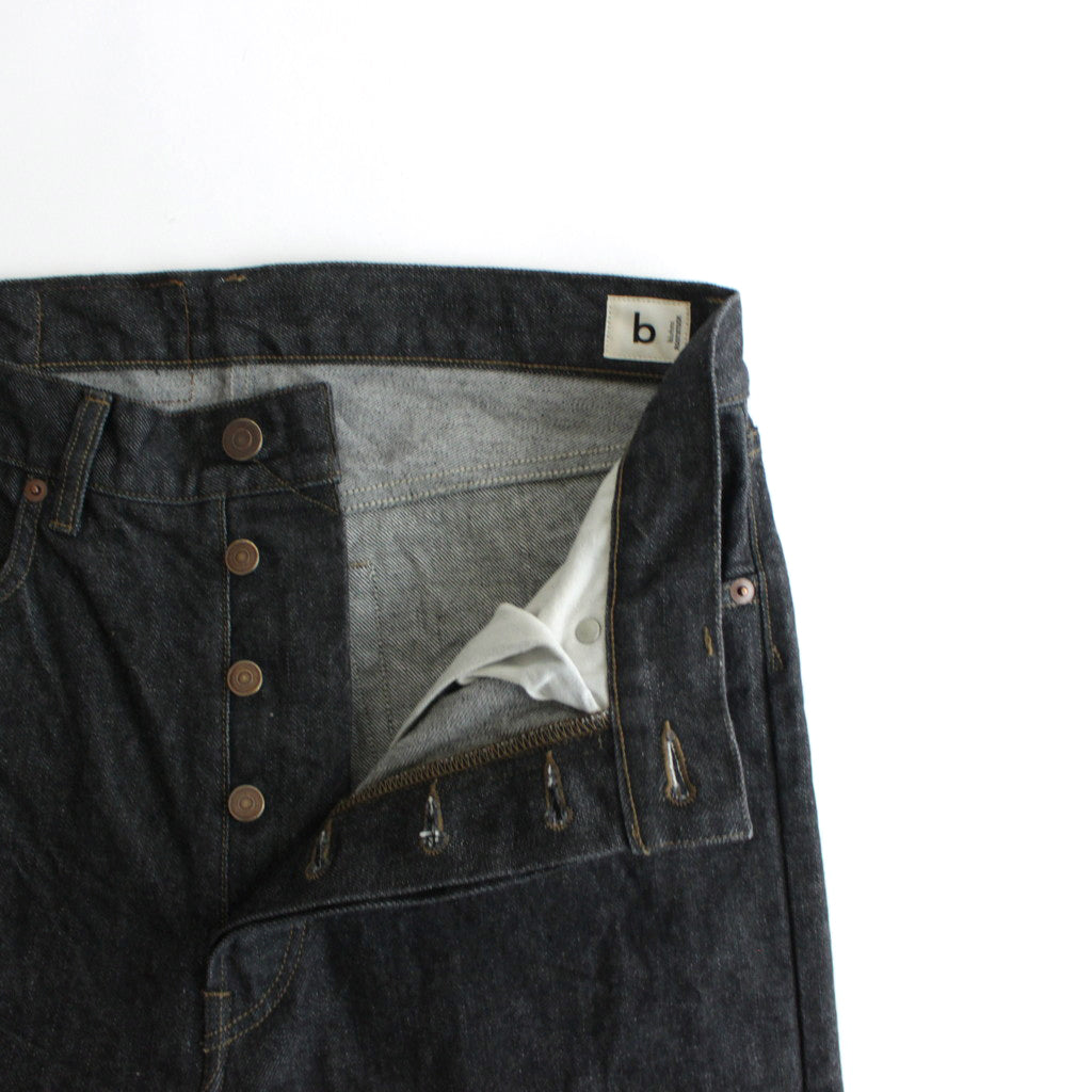 13.5oz Denim Pants Narrow #SulfurBlack [bROOTS24S8]