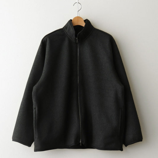 Pe/Silk Fleece ZIP Jacket #HeatherBlack [BHS23F023]