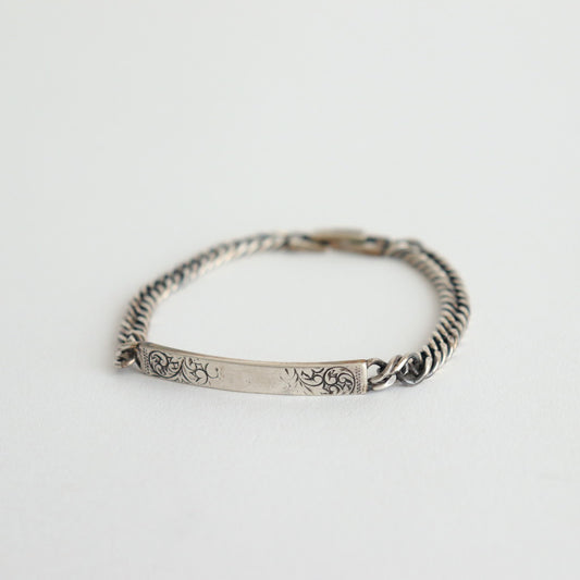 ID BRACELET - ARABESQUE #SILVER [X02003]