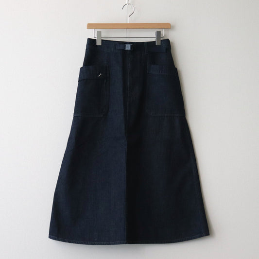 Denim Field Skirt #Indigo [NTW5419N]