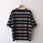 CRABBIE / ジャカード S/S ポケットTee #BLACK [DN-1202C2]