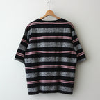 CRABBIE / ジャカード S/S ポケットTee #BLACK [DN-1202C2]