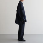 BOURRIENNE avec YLEVE COTTON TYPEWRITER PONCHO SH / MA #NAVY [16841 50112]