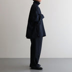 BOURRIENNE avec YLEVE COTTON TYPEWRITER PONCHO SH / MA #NAVY [16841 50112]