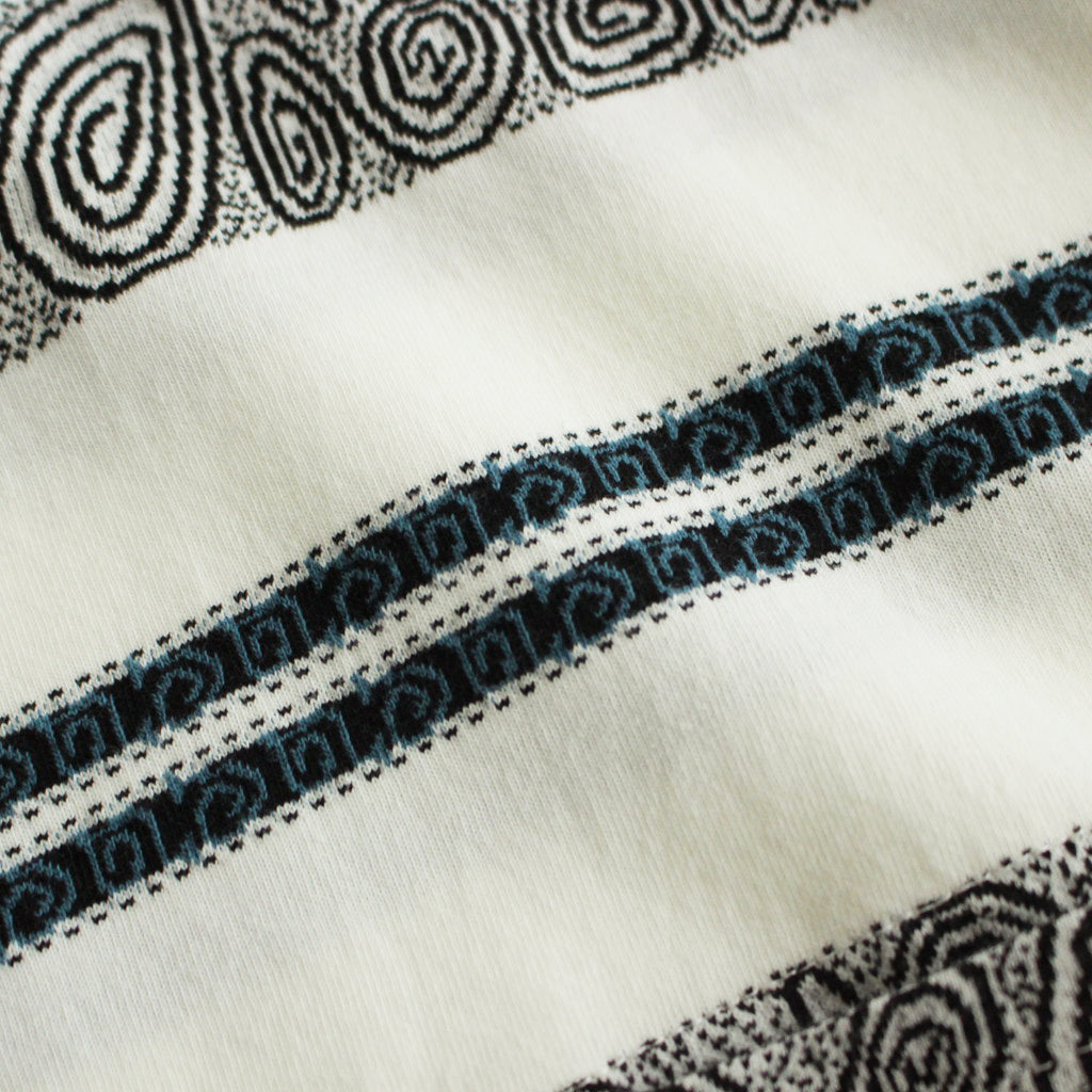 CRABBIE / ジャカード S/S ポケットTee #OFF WHITE [DN-1202C2]