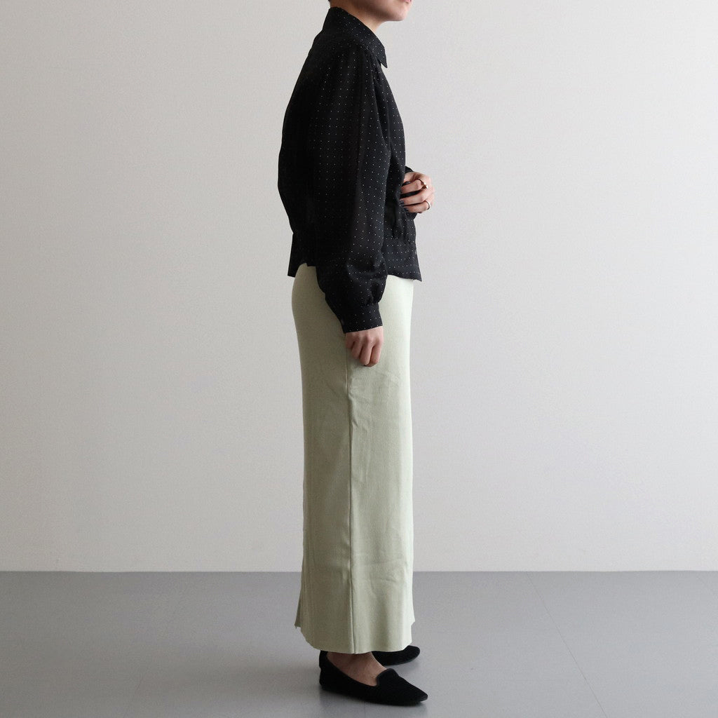 Soft Cotton RIB Skirt #MintGrey [BHSW24S15]