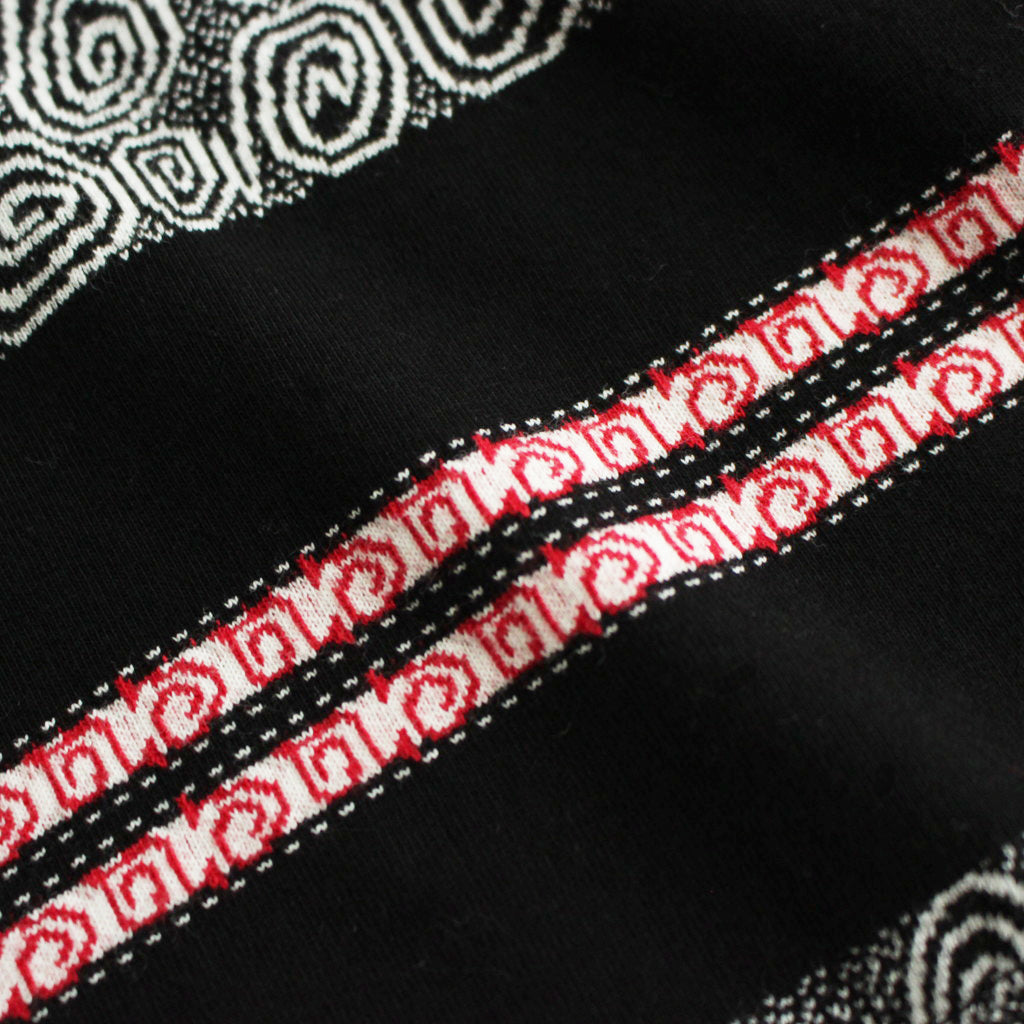 CRABBIE / ジャカード S/S ポケットTee #BLACK [DN-1202C2]