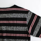 CRABBIE / ジャカード S/S ポケットTee #BLACK [DN-1202C2]