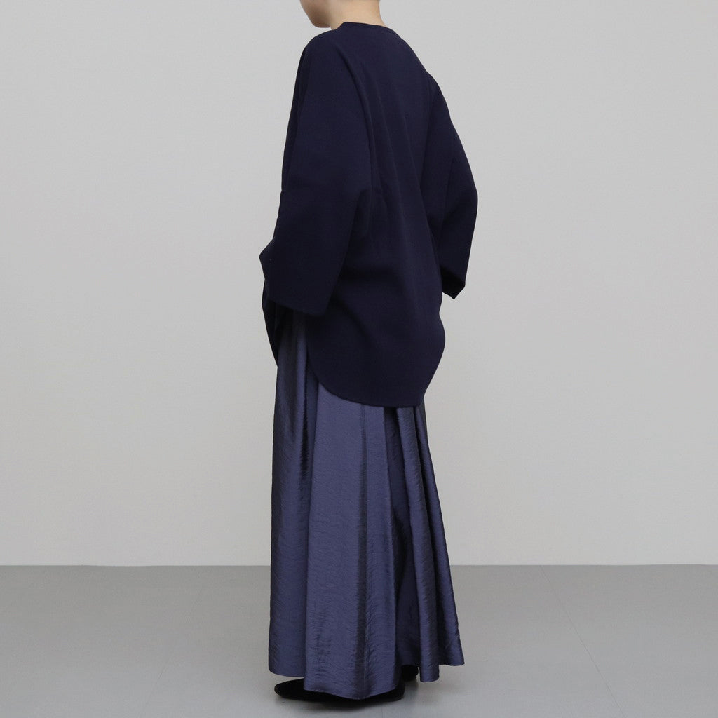 Ny/R Gather Skirt #DarkPurpleNavy [BHSW24S6NyR]