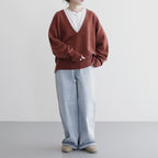 LAMBS WOOL KN P/O #BROWN [16832 60074]