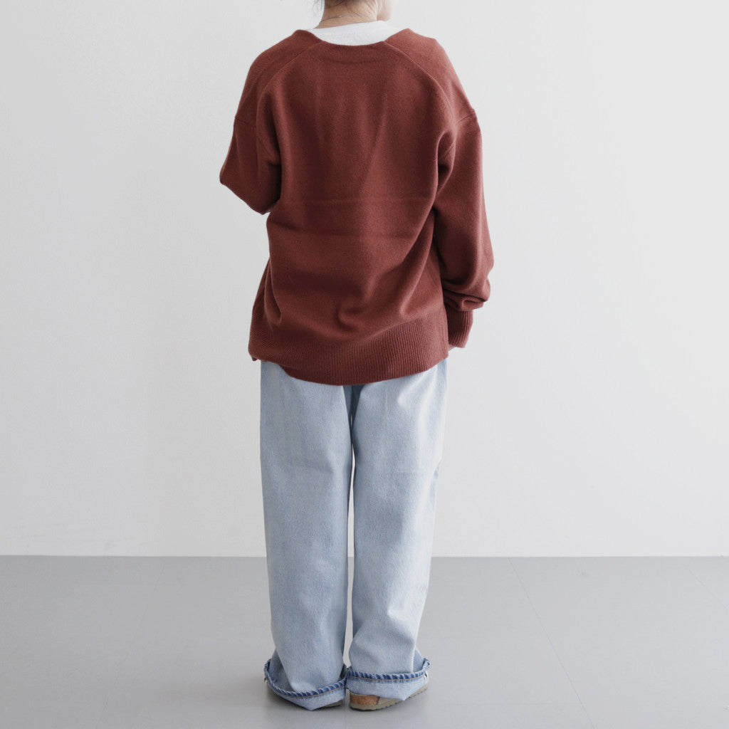 LAMBS WOOL KN P/O #BROWN [16832 60074]