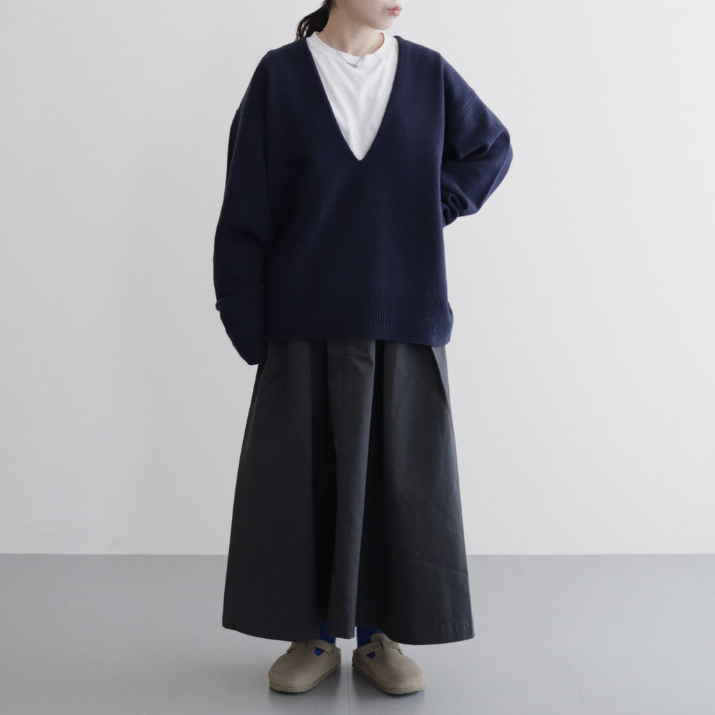LAMBS WOOL KN P/O #NAVY [16832 60074]