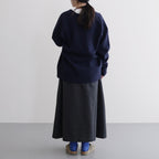 LAMBS WOOL KN P/O #NAVY [16832 60074]